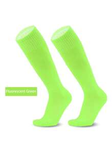 Mine Craft Jugendmannschaft Sport Kniehohe Socken für Kinder Fußball, Jugend und Kniehohe Athletische Fußball Gym Kinder Team Jungen und Mädchen Einfarbig Fußball Sport Socken im Nick 90er Stil