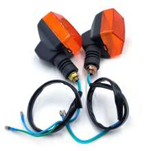 2PCS Motorcycle Turn Signals Light Compatieble With XL250R XL350R NX125 Nighthawk 250 CB250 Reflex 200 TLR200