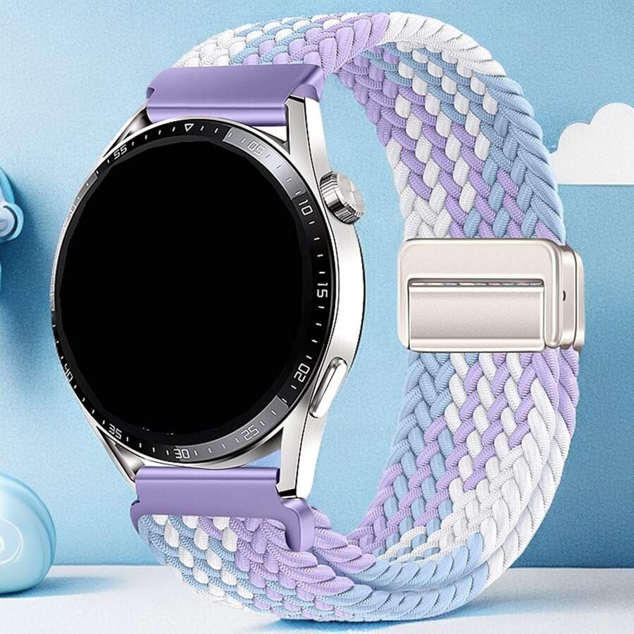 1 件 18mm20mm22mm 编织磁环兼容 Sam Galaxy Watch 7/6/5/4 40mm44m/6 Classic 43mm 47mm/Active 2/Gear S3 Classic/HW GT5/GT4 41mm 46mm/GT2/GT 3 42mm 46mm/HW Watch 4 Pro/Watch GT 5 Pro 表带，磁性编织环兼容 表带 Series11 44mm 45mm 42mm 40mm 41mm 46mm 手链兼容 表带 Series Ultra 2 10 9 SE 8 7 6 5 4 3 2 1 表带