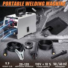 3 In 1 MIG Welder Inverter,  MIG Welder, TIG MIG Welding Machine, Gasless MIG Welder, Multi Process Welding Machine - Grey - View 5