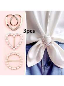 6 Stücke Kleider Eckknopf, T-Shirt Taille dekorativer Ring und kreativer Schaltknopf für Schals, geeignet für Kleidung, Gürtel und Schals