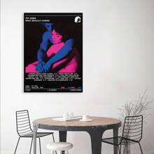 Framed TV Girl Who Really Cares Album Cover Posters For Room Aesthetic - Canvas Poster, Music Wall Art Decor, Room Decoration, Modern Art Canvas Printing, Ideal Gift For Bedroom, Living Room, Office, Corridor High Quality Canvas - 裱框 - 查看 5