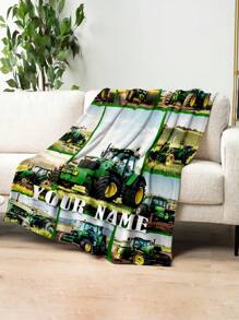 1pc Custom Name Blanket For Bed ,Personalized Bedding Blanket With Name, Personalized Throws Blanket, Cute Animals Blanket, Best Blanket, Cozy Blanket, Family Gift, Birthday Gifts, Christmas Gifts ,Personalized Gifts, Gift For Son/Daughter, Gift For Friend,