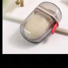 3pcs Travel-Friendly Soap Dish With Lid, PET, Sealed Drain, Ideal For Business Trips & Outdoors