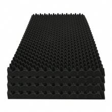 Acoustic Foam Panels, High Density Soundproof Wall Panels, Fire-Resistant Acoustic Panels, Sound Dampening Absorbing Panels For Studio Wall And Ceiling, Black