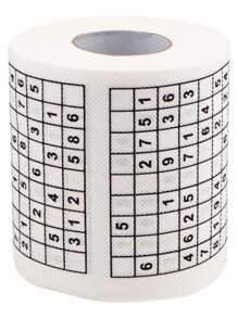 Pañuelos de papel con impresión de Sudoku creativa, un interesante regalo de juego de matemáticas, pañuelos de limpieza del hogar, regalos de fiesta de festival, regalos de cumpleaños, pañuelos de aprendizaje para estudiantes