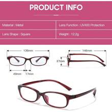 HYCHIC Fashion Fake Glasses Non Prescription Clear Glasses For Women Y2k Cosplay Eyewear Frame - A2 Đỏ - Xem 5