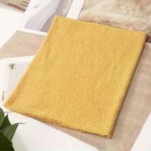 1 Stück 20 x 63 Zoll breiter Uni-DIY-Stoff, Teddy Kurzhaar Plüsch Dekorationsstoff, vorgeschnittene Oblongs für Heimwerken, Nähen, Quilten