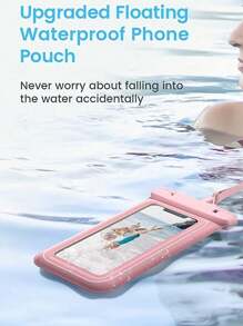 防雪手机袋，防水袋通用 IPX8 防水手机袋，防水手机袋，户外徒步手机袋，水下游泳防水手机壳沙滩手机干燥袋，适用于智能手机 - 彩色 - 查看 8