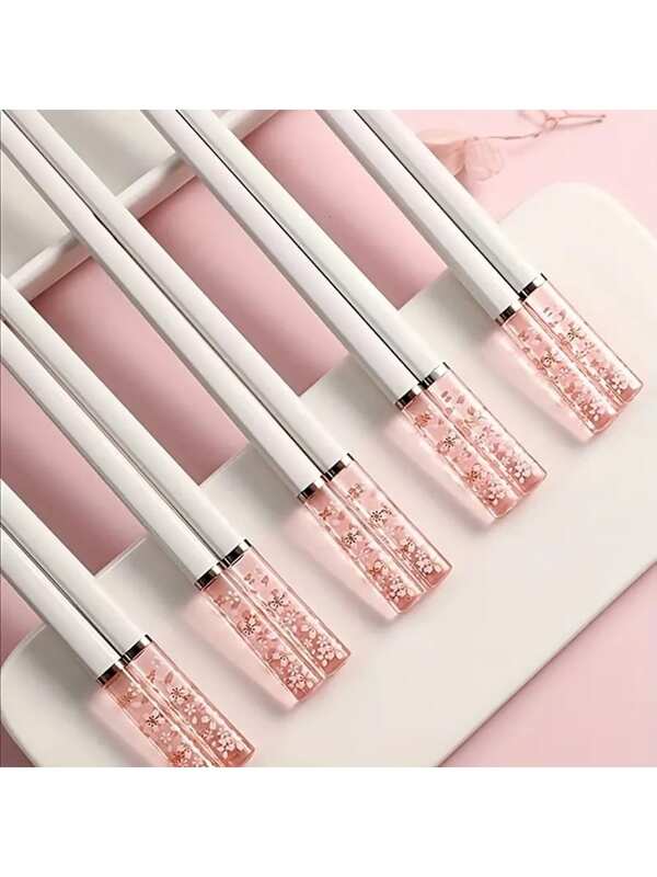 1/2/5/10pairs, Non-Slip Reusable Cherry Blossom Chopsticks For Restaurant, Home, Party, And Travel - Creative Kitchen Utensils For Easy And Comfortable Eating ﻿