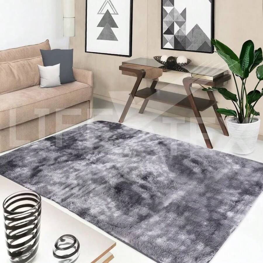 Tapete Grande 3,00x2,00 Felpudo Peludo  / Sala / Quarto / Antiderrapante