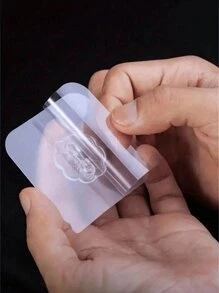 1/10 pièces Crochet adhésif transparent, support de rangement mural multifonctionnel, pour maison, pièce, mur, porte, armoire