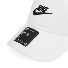 Nike Gorra unisex NKCLUB CAP U CB FUT WSH LWhite, sombrero de sol FB5368-100 - Blanco - Ver 4