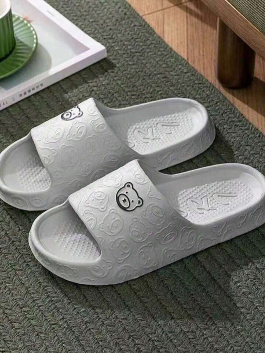 Pantoufles épaisses noires pour femmes en EVA, sandales de mode légères antidérapantes pour usage intérieur et extérieur, plage d'été