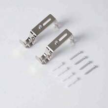 2pcs Heavy Duty Curtain Rod Brackets, Adjustable Reinforced Metal Hardware Fits 1" Rod, Universal For Living Room, Bedroom, Balcony, Drying Rack, Anti-Rust Wall Mount Support (Includes Expansion Screws) - Multicolor - View 15