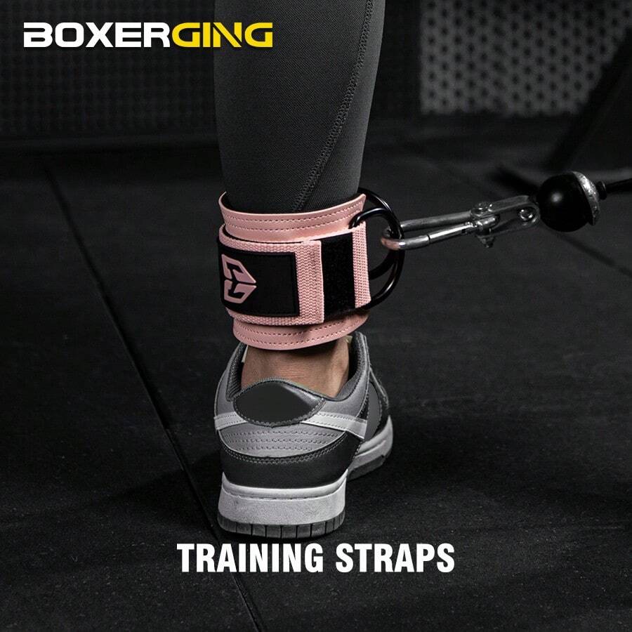 Squat Assist Ankle Straps, Resistance Bands For Leg & Glute Workout, Power Rack Trainer