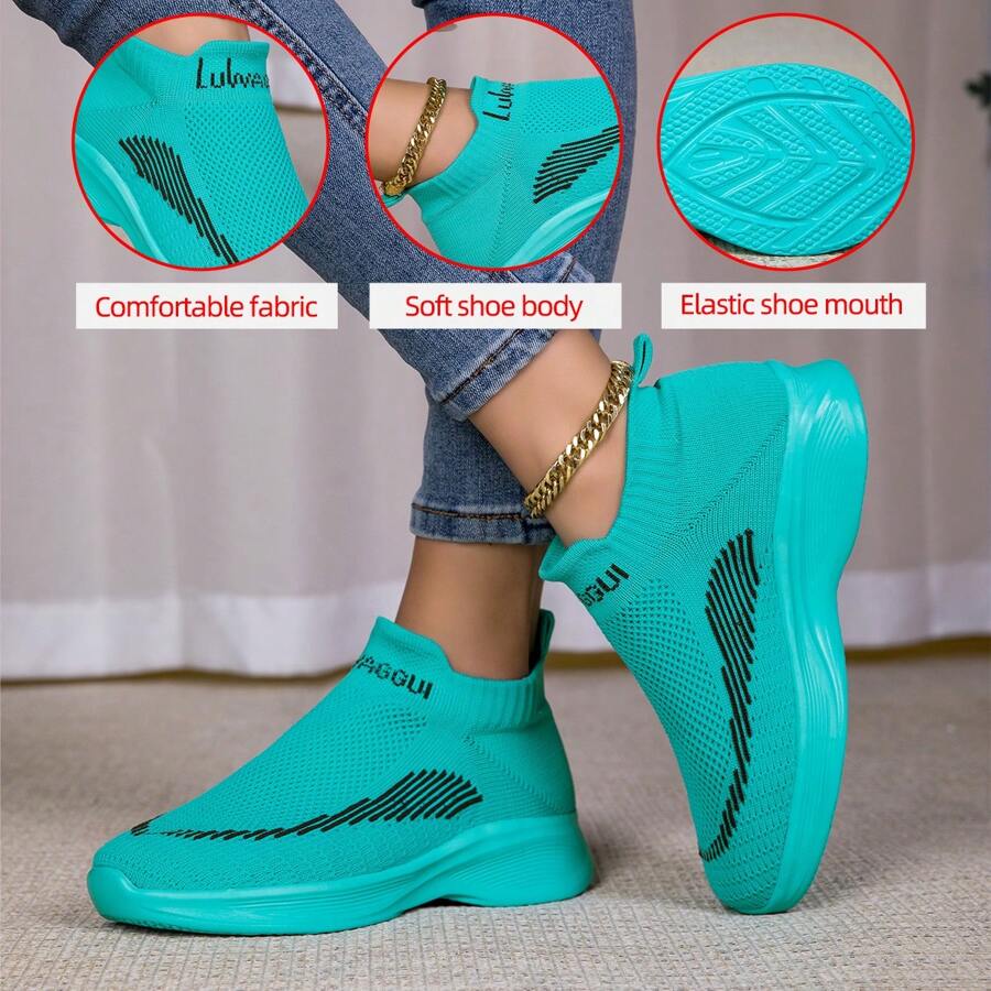 Damen Sportliche Laufschuhe Mit Atmungsaktivem Mesh – Leichte Komfort Sneakers