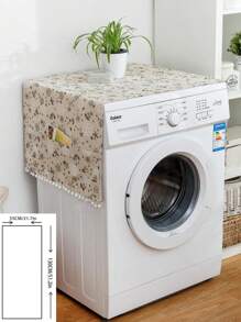 1pc Microwave Oven Dust Cover Household Kitchen Supplies Refrigerator Washing Machine Anti-Dust Coverall