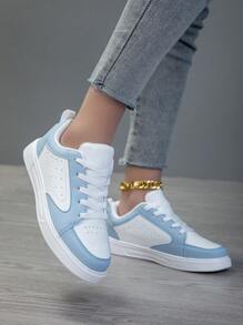 Freizeitschuhe für Damen, Sportschuhe für Damen, modische weiße Schuhe, Straßenschuhe für Damen, leichte Skateboardschuhe, Low-Top-Boardschuhe für Damen