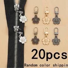 1/5/10/20pcs Zipper Puller Repair Tool Kit, Universal Zipper Puller Replacement Bag, Quick Installation Zipper Assistant, Removable Zipper Puller, Removable Zipper Puller For Bags, Coats, Jackets, Suitcases - Metal Replacement Accessories, Easy To Use