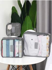6pcs/Set Multifunctional Storage Bags, Portable Travel Organizer Bags, Foldable Storage Bags, Garment Organizer Bags, Dust & Moisture Proof