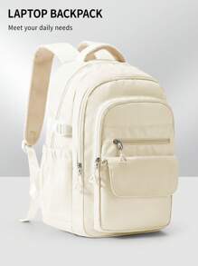 14-15.6inch Laptop Backpack, Lightweight School Backpack Bookbag, Carry On Backpack With Multi-Pocket, Practical Travel Backpack For Girl & Boy, Airline Approved Backpack, Water Resistant Backpack For School, Outdoor, Travel, Work, Business, 17*13*6inch