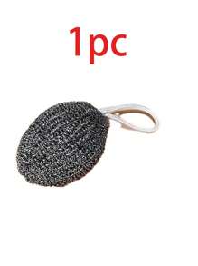 1pc Stainless Steel Scourers - Rust-Resistant Scrubbers For Effortless Cleaning Of Dishes, Pans, And Ovens