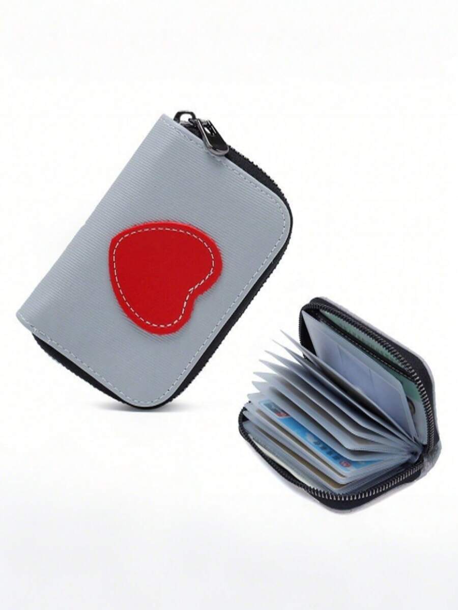 1PC Simple 26 Card Slots Compact Card Holder Wallet Coin Purse Lightweight Bank/Credit Card Case Casual Everyday Carry Suitable For Home Travel Small Gift Birthday Mother/Father's Day For Women Wallet Mini Wallet Purse Wallet Card Wallet