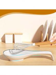 Ceramic Spoon Rest For Stove Top, Porcelain Ladle Holder, Large Utensil Holder For Kitchen Countertop, Spoon Rest For Soup Spoon, Ladle, Spatula, Modern Farmhouse Kitchen Decor