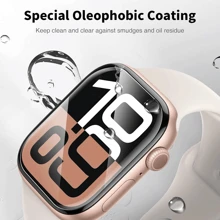 3pcs 10th Gen 38/40/41/42/44/45/49mm Transparent TPU Hydrogel Screen Protector Film, Compatible With Apple Watch Ultra/SE/8/7/6/5/4/3/2/1 - 3pcs - View 3