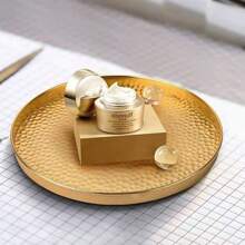 1pc Retro Exquisite Storage Metal Tray Decor Jewelry Accessory Plate Nordic Ins Style Jewelry Tray Tabletop Tray Wedding Opening Ceremony Decoration Tray Storage Items - Multicolor - View 16