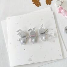 2025 New Arrival Easter Bunny Decoration Metal Cutting Dies For DIY Scrapbooking Card Making Stencils Photo Albums 1PC
