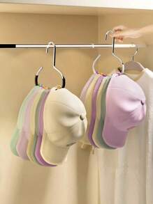 1pc Multifunctional Baseball Cap Rack Metal Hat Rack Hat Hook Saves Wardrobe Space Suitable For Hat Suspenders Belt Scarf Storage Rack New Vase-Shaped Hanger Tie Scarf Creative Ring Hanger Tie Rack Internet Celebrity Hook