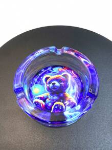 Glass Ashtray Diameter 85mm Slotted Ashtray Smoking Accessories Ashtray