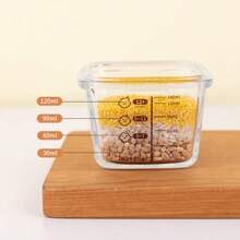 1set/3pcs Glass Baby Food Containers, Child Food Preservation And Sealed Storage