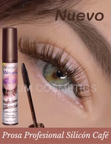 Rimel prosa 4 en 1 Original Mascara Pestañas - CAFÉ PROFESIONAL SILICÓN - Ver 2