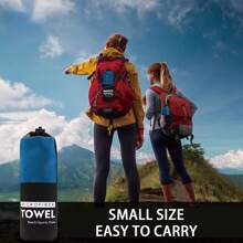 Portable Green Camping & Travel Towel