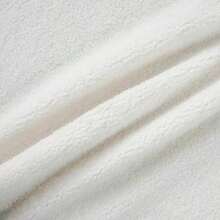 1 Stück 20 x 63 Zoll breiter Uni-DIY-Stoff, Teddy Kurzhaar Plüsch Dekorationsstoff, vorgeschnittene Oblongs für Heimwerken, Nähen, Quilten