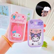 50ML Sanrio Hello Kitty 灌装瓶 可爱 Cinnamoroll Kuromi 香水酒精分配器 可再填充容器 瓶 礼物 旅行必需品 旅行学校 学校用品 假日露营 假日必需品 度假配件 迷你女士香水 男士香水 海滩