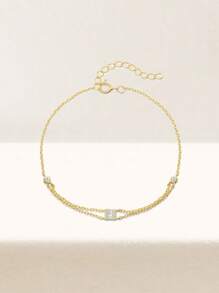 1 pièce Bracelet ajustable empilable avec nœud papillon pour femmes | Bijoux en argent sterling 925 hypoallergénique | Chaîne délicate romantique pour un port quotidien, mariage, fête | Boîte cadeau de Ramadan, bijoux fins