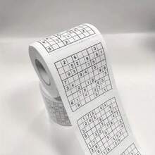 Pañuelos de papel con impresión de Sudoku creativa, un interesante regalo de juego de matemáticas, pañuelos de limpieza del hogar, regalos de fiesta de festival, regalos de cumpleaños, pañuelos de aprendizaje para estudiantes