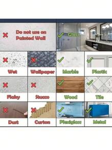 1/10 pièces Crochet adhésif transparent, support de rangement mural multifonctionnel, pour maison, pièce, mur, porte, armoire