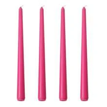 4 pezzi Candele senza fumo a gradiente da 30 cm, set di candele per Natale, matrimonio, compleanno, cena a lume di candela, decorazione per la casa, ottimo regalo per famiglia e amici