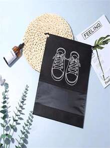 1/5/10pcs Non-Woven Shoe Storage Bag Bundle Pocket Household Travel Storage Bag Dustproof And Moisture-Proof Bag Draw Rope Shoe Bag