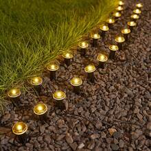 1pc Solar Guide Light Outdoor Waterproof Landscape Decoration Light Layout Ornament Courtyard Light Suitable For Home Courtyard Villa Garden - Black - View 5