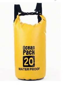 Portable Outdoor Sports Waterproof Bag, Hot Selling Cross-Border 5L 10L 20L PVC Waterproof Shoulder Bag/Backpack, Large Capacity Outdoor Waterproof Bag For Diving, Rafting, Swimming, Beach