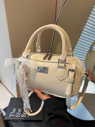 复古小众女士保龄球手提包，全新设计，经典百搭斜挎包