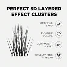 144Pcs BEYELIAN Lash Clusters, Individual Cluster Lashes, 10-16mm C Curl DIY Eyelash Extension Super Thin Band Resuable Soft Glue Bonded Lash Extensions (Style5 0.07 Mix Black Band)