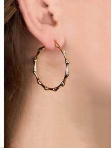 1 Paar Charm 925 Sterling Silber Creolen Ohrringe Hochzeitstag Ohrschmuck für Frauen Geschenk Edel Schmuck