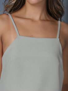 WUUW Elegant Women Sets,Women Elegant Blouse Top With Shorts,Summer Party Outfits - 淺灰色 - 查看 6